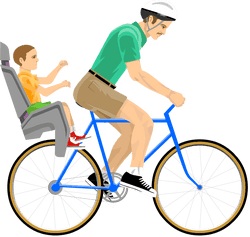 This is the Avatar Image for the Irresponsible Dad (Happy Wheels) AI Voice and Text to Speech Generator